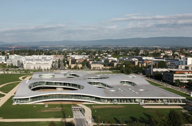 Rolex Learning Center, Switzerland, architecture, design